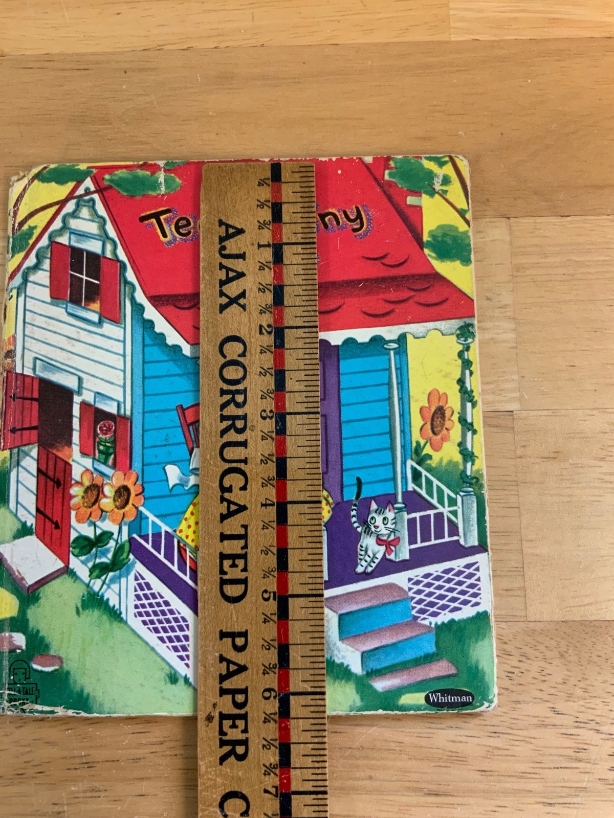 Vintage Tell-A-Tale Book, Whitman Publishing, “A Teeny-Tiny Tale” 1955 6.5″x5.5″