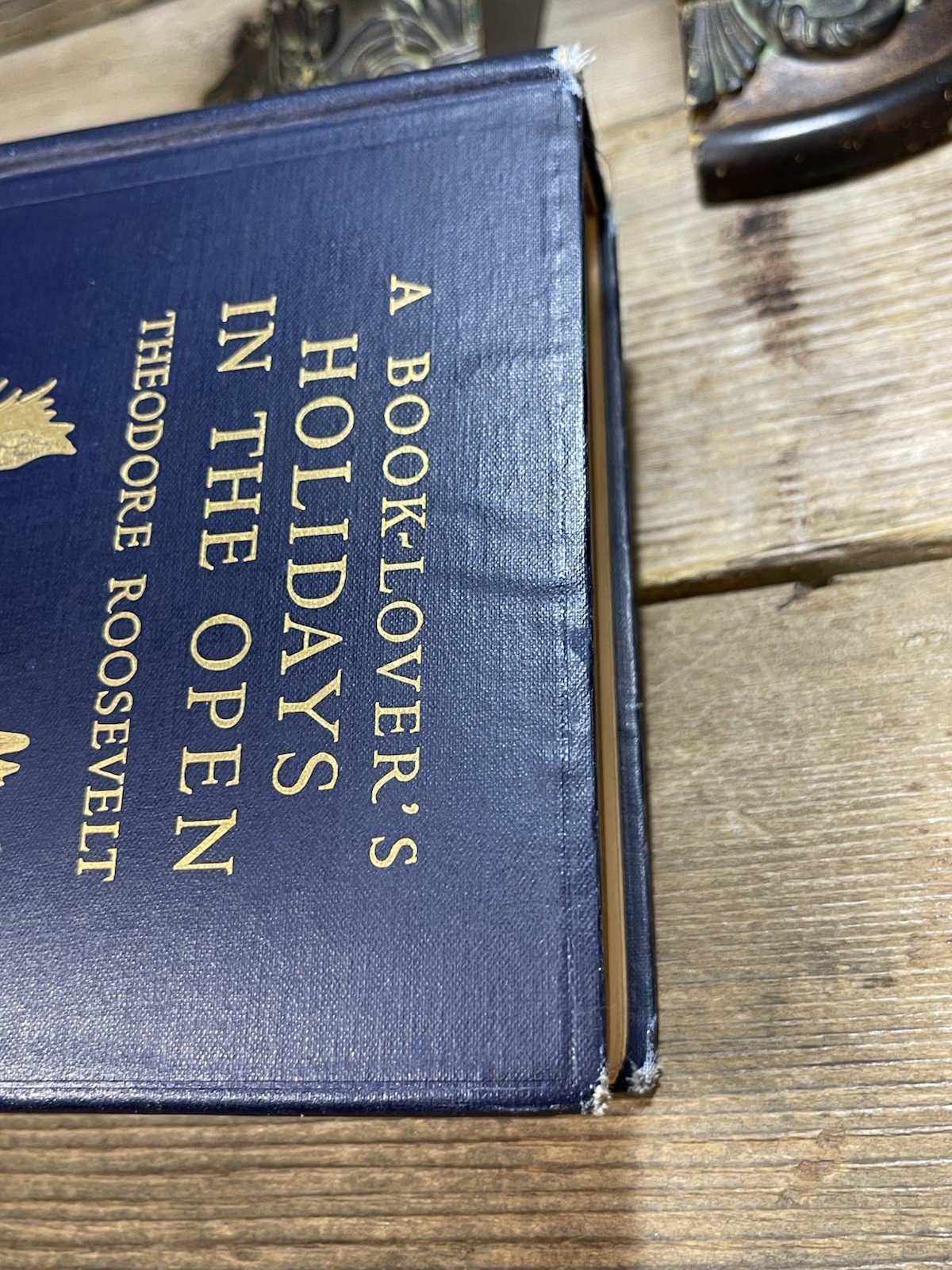 A Book Lovers Holidays in the Open – Ex-Lib Theodore Roosevelt HC Scribners 1916