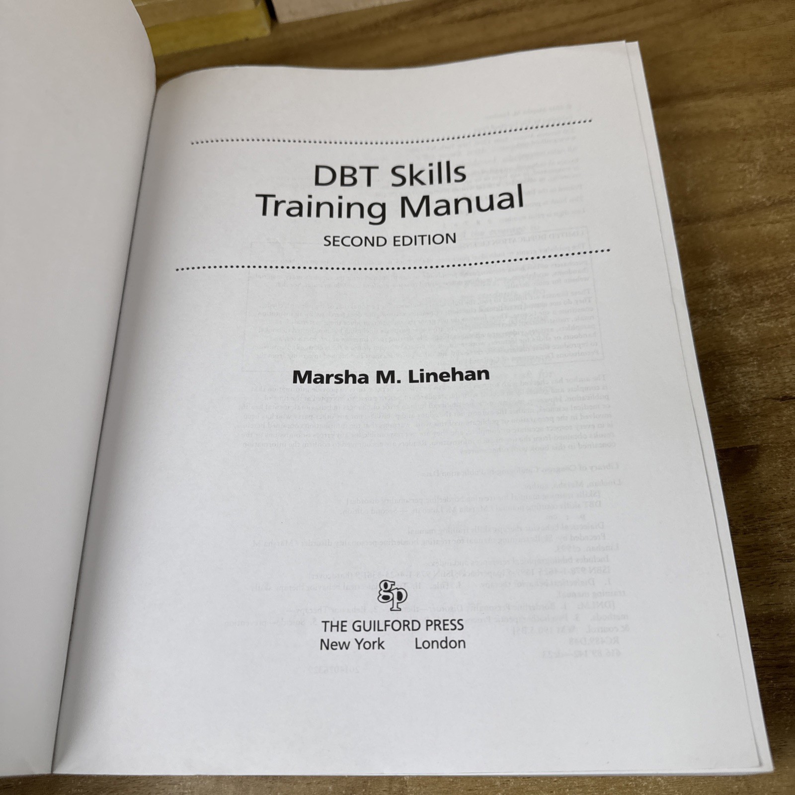 DBT Skills Training Manual, Second Edition by Marsha M. Linehan (2014, Trade