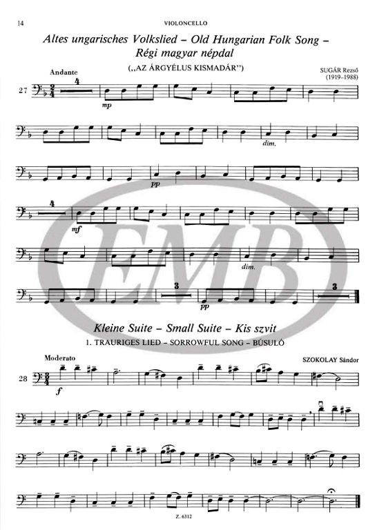 Violoncello Music 1: Popular Classics and Folk Tunes for Beginning Cellists