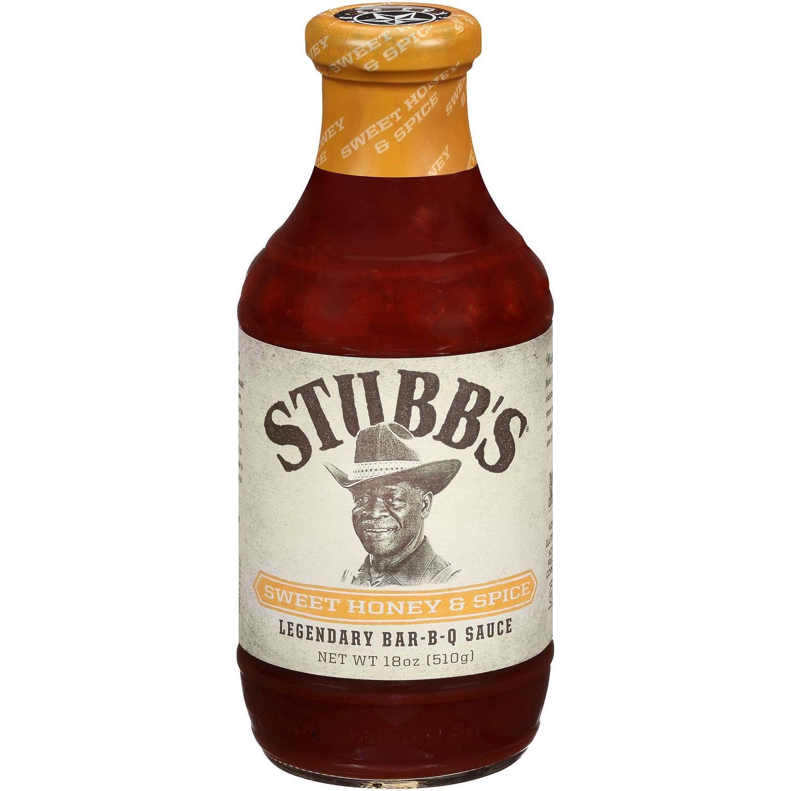 Stubb’s Sweet Honey & Spice BBQ Sauce, 18 oz 1.12 Pound (Pack of 1)
