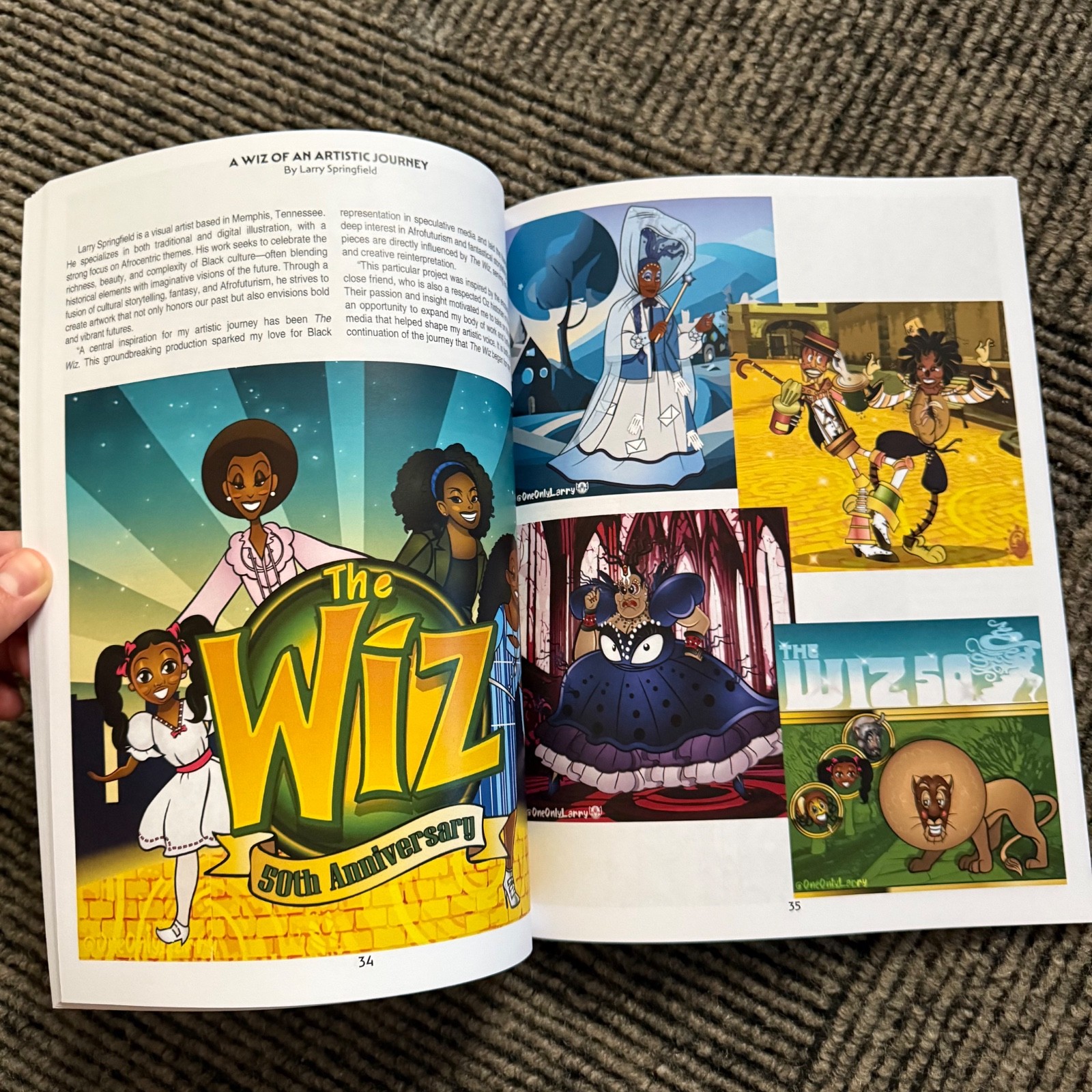 2025 OzCon International Program Book Tote Bag LOT The Wizard of Oz Return to