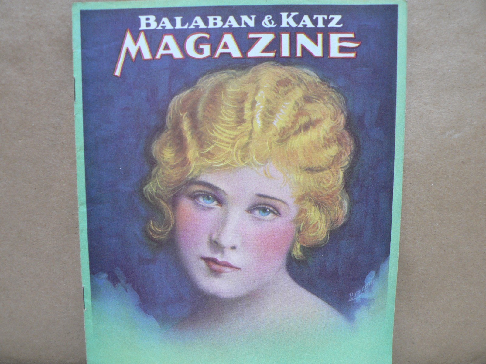 Vintage 1920’s Balaban & Katz Magazine Esther Ralston Front Cover