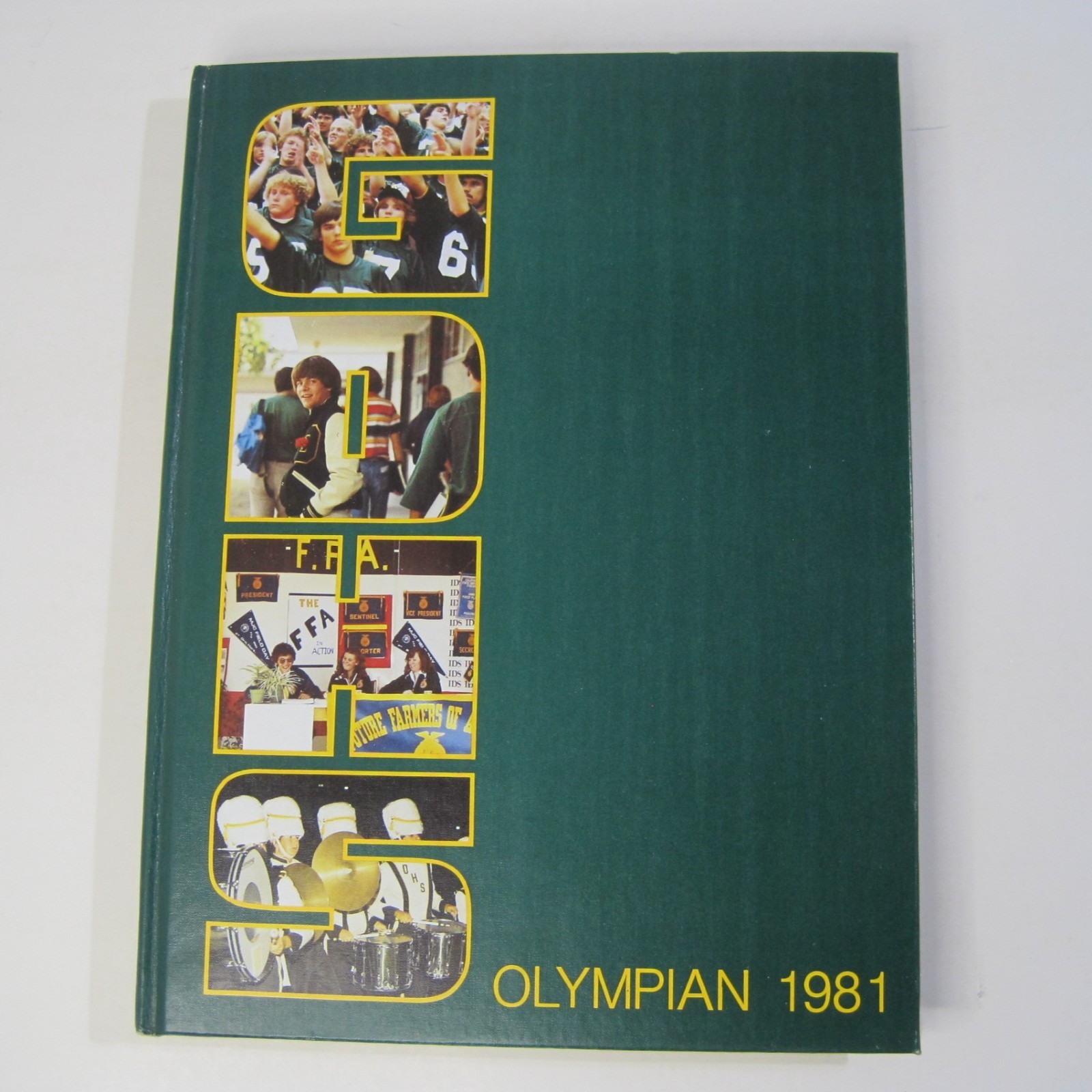 1981 Grace Davis High School Yearbook – Olympian – Modesto, California Hardcover