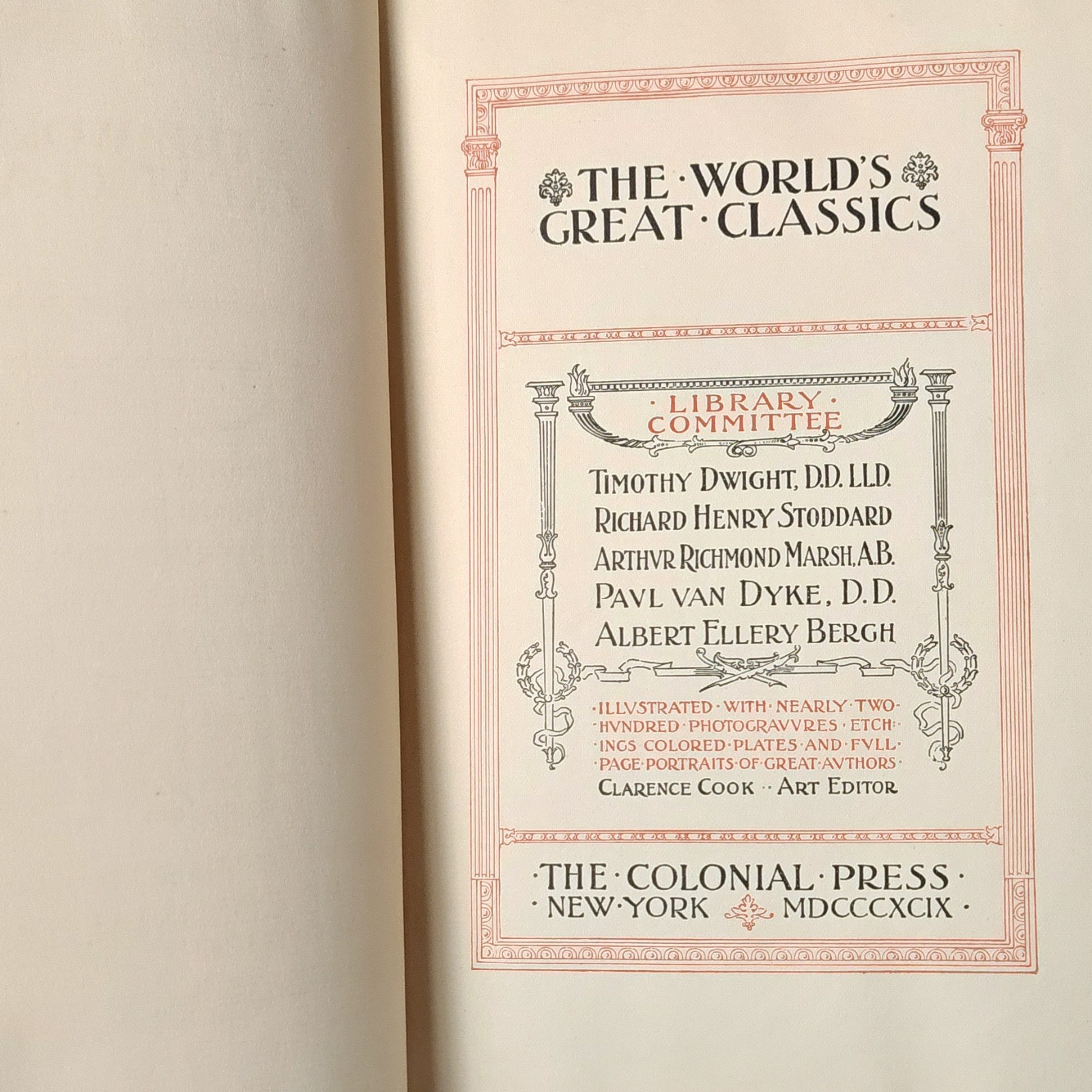 Immanuel Kant Critique of Pure Reason Colonial Press 1899 Hardcover Illustrated