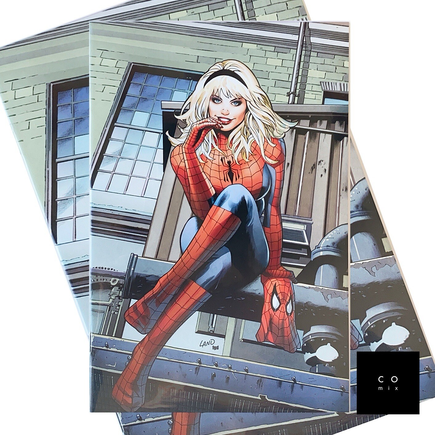 Spider-Gwen: Gwenverse #4 Greg Land / Unknown Comics Exclusive Homage Virgin VAR