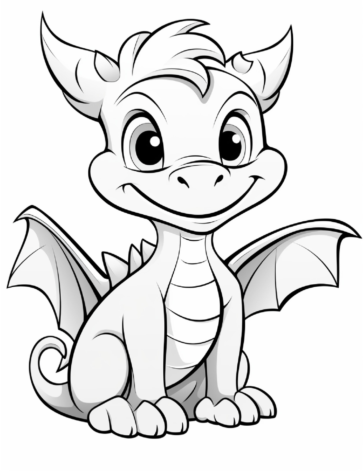 Baby Dragons Coloringbook geat fun for everone and all ages