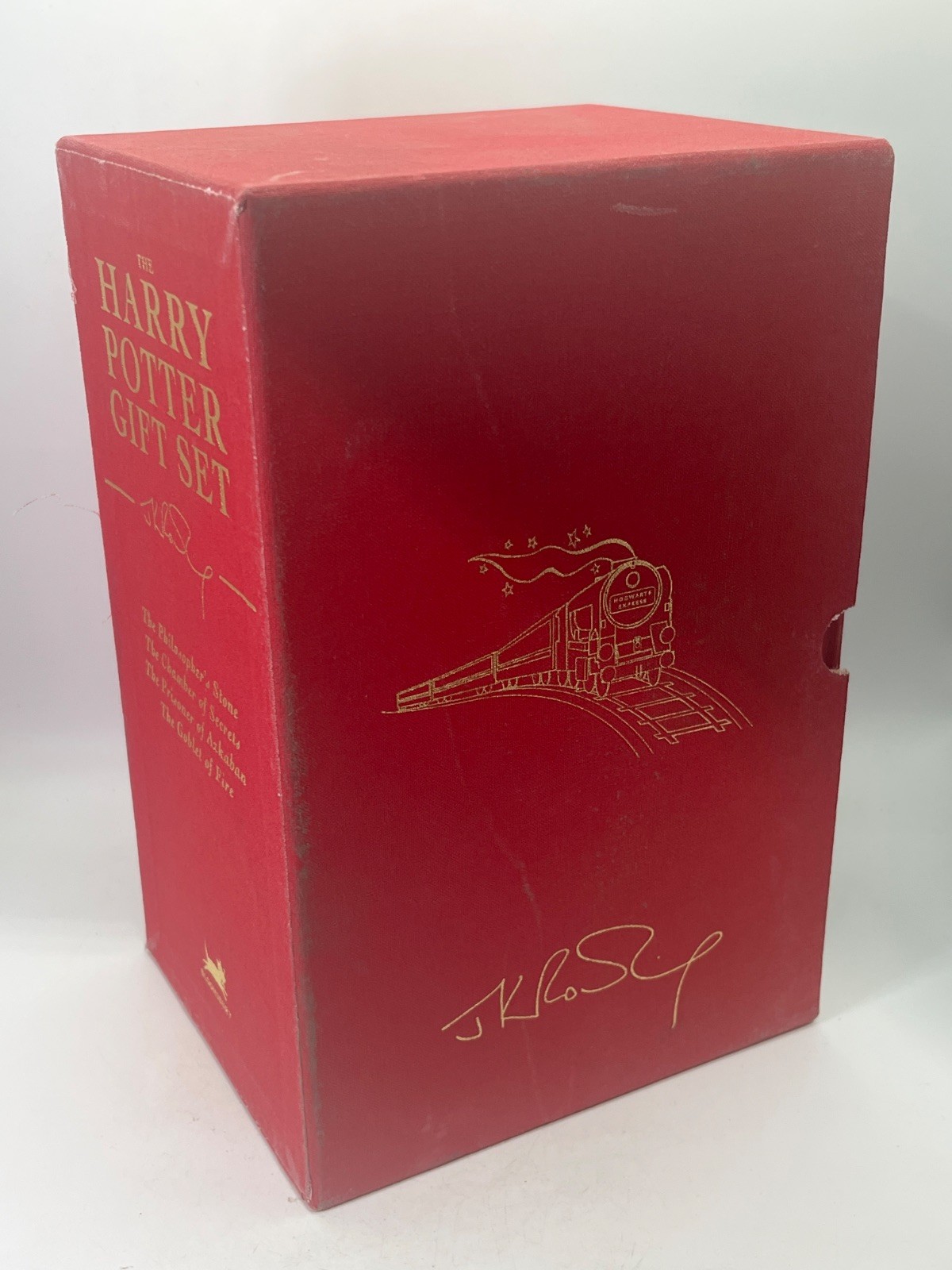 Harry Potter Gift Set Deluxe Signature Edition w Slipcase – Books 1-4 [Hardco…