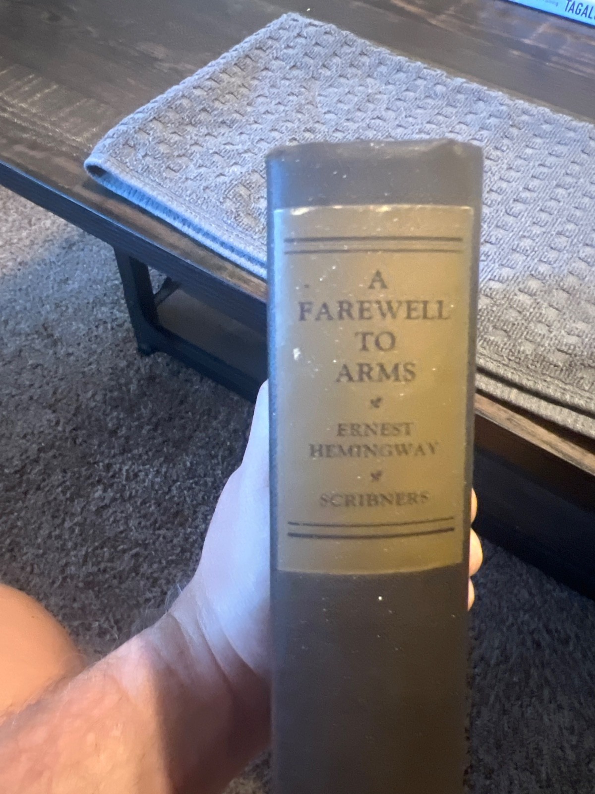 A FAREWELL TO ARMS – ERNEST HEMINGWAY – 1929 – First Edition Hard Cover