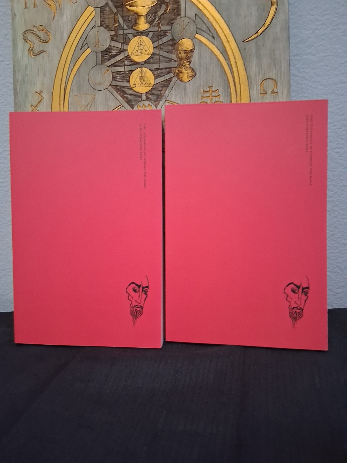JAKE STRATTON-KENT THE TESTAMENT OF CYPRIAN THE MAGE scarlet imprint occult PB