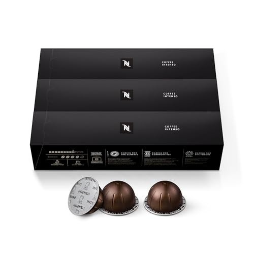 Nespresso Capsules Vertuo Dark Roast Coffee, 30-Count Coffee Pods, Brews 7.8oz