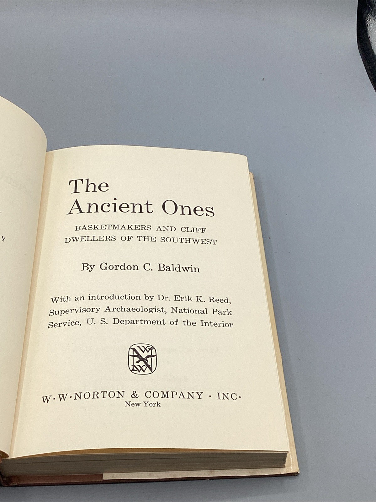 “The Ancient Ones” Gordon C. Baldwin First Edition 1963 HC DJ