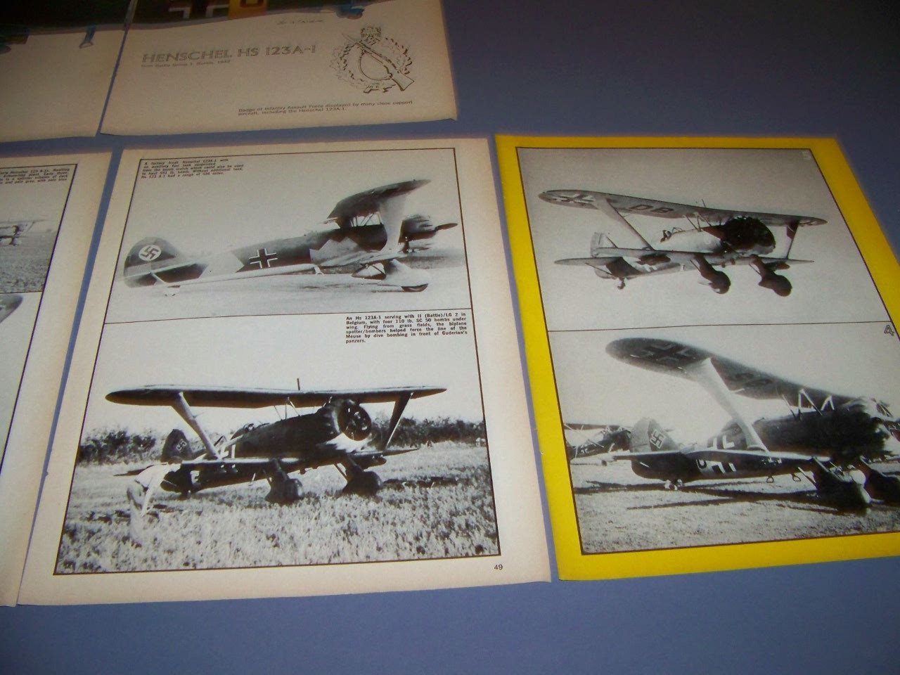 VINTAGE..HENSCHEL HS 123 HISTORY..HISTORY/PHOTOS/DETAILS/PROFILE..RARE! (45G)