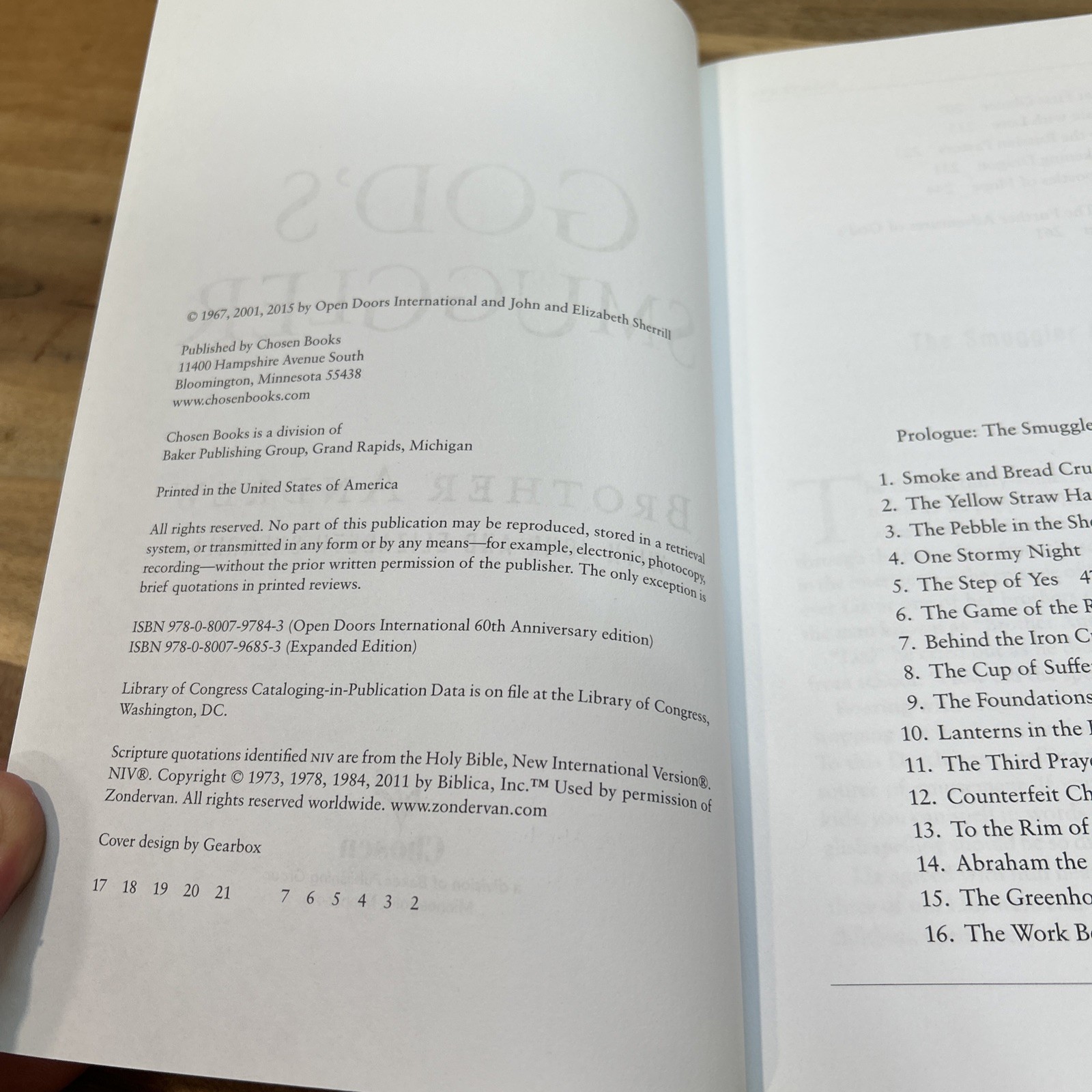 God’s Smuggler by John Sherrill, Andrew and Elizabeth Sherrill, 2015 Great Condi