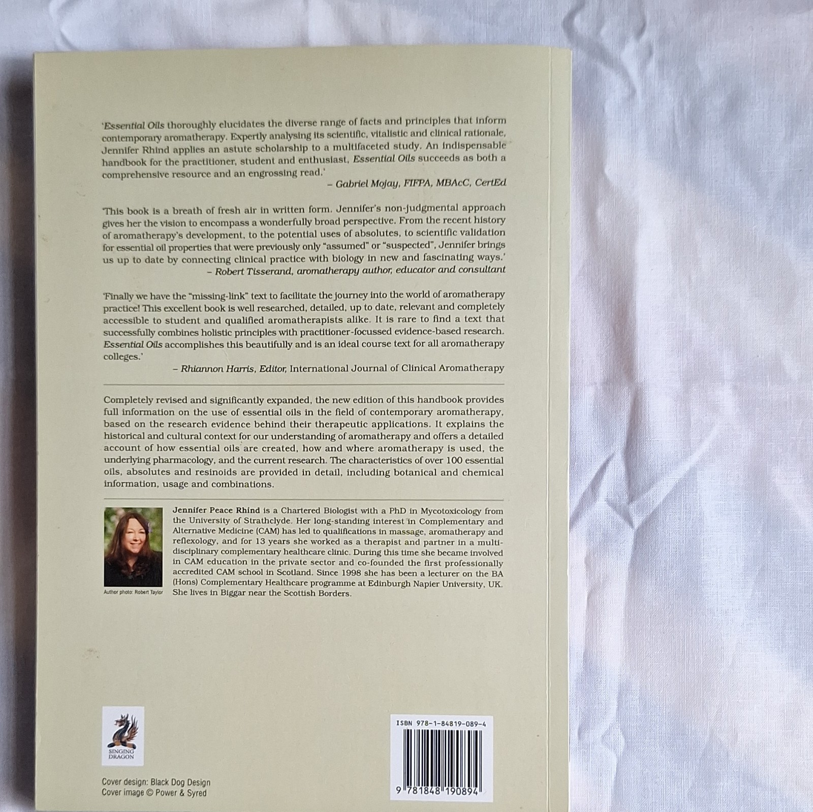 Essential Oils Handbook 2nd Edition Jennifer Peace Rhind Singing Dragon Paperba…