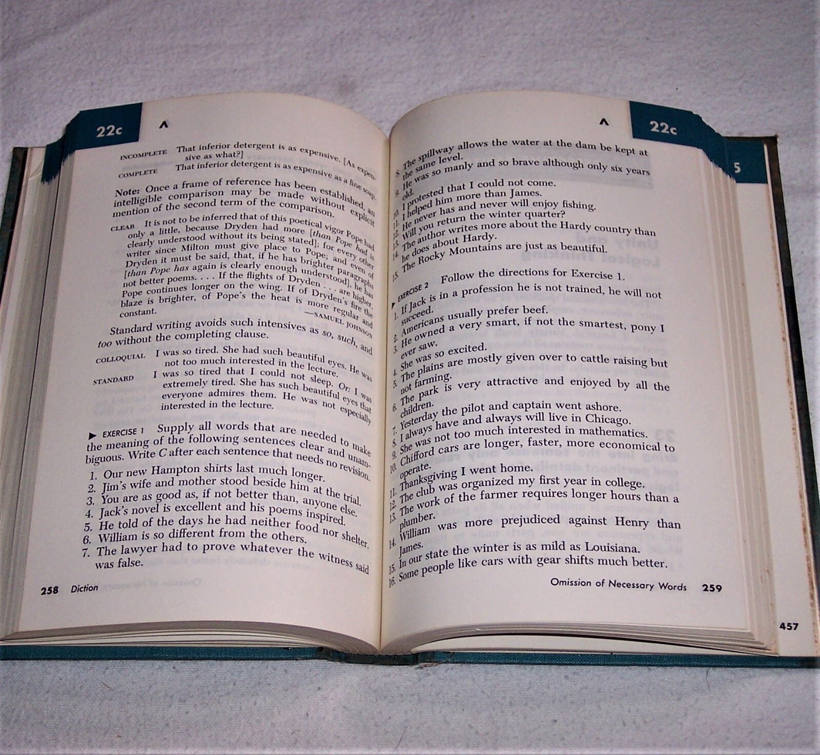 Vtg. Harbrace College Handbook 5th Edition Vintage 1962 John Hodges Mary Whitten