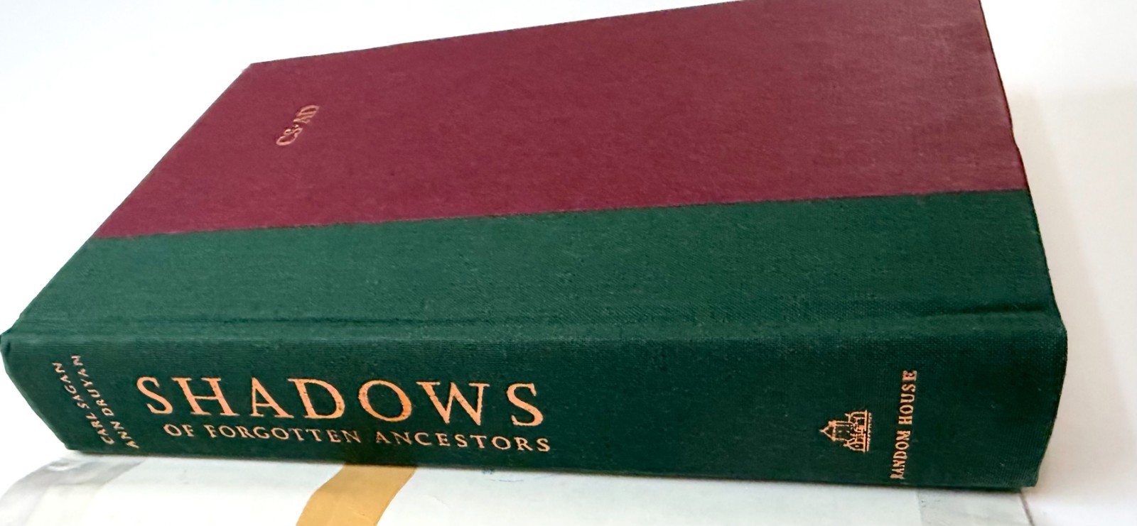 Carl Sagan Ann Druyan Signed Shadows of Forgotten Ancestors 1st Ed 1992 HC DJ