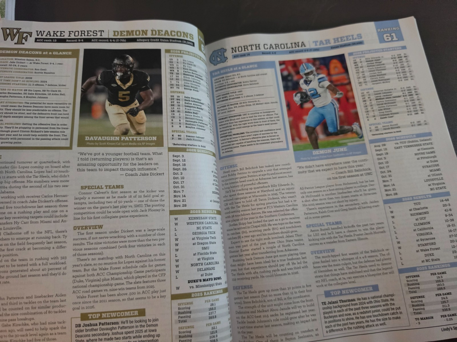 College Football National 2026 Preview Magazine by Lindy’s Sports – Volume 29