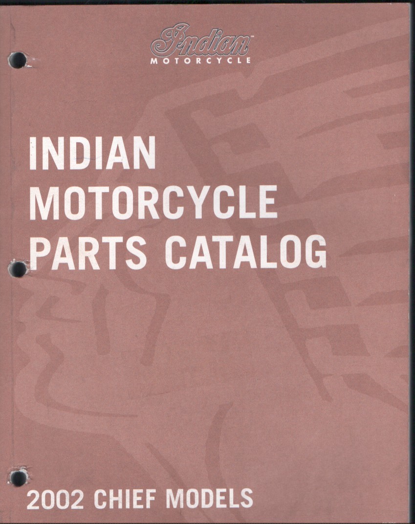 Indian Motorcycle 2002 Chief Models Parts Catalog MN2787