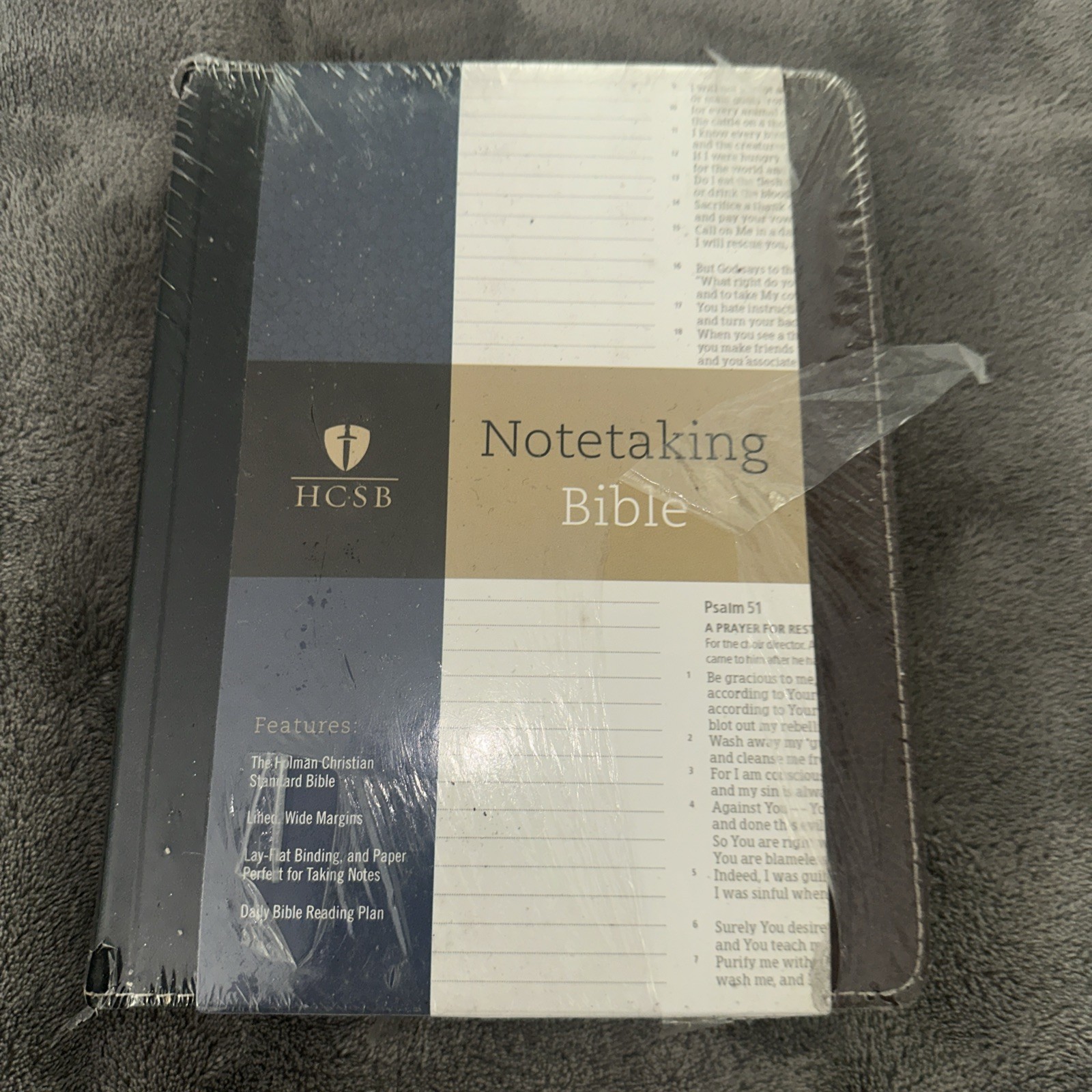 NEW HCSB Notetaking Bible By Holman Bible Publishers Christian Standard *READ*