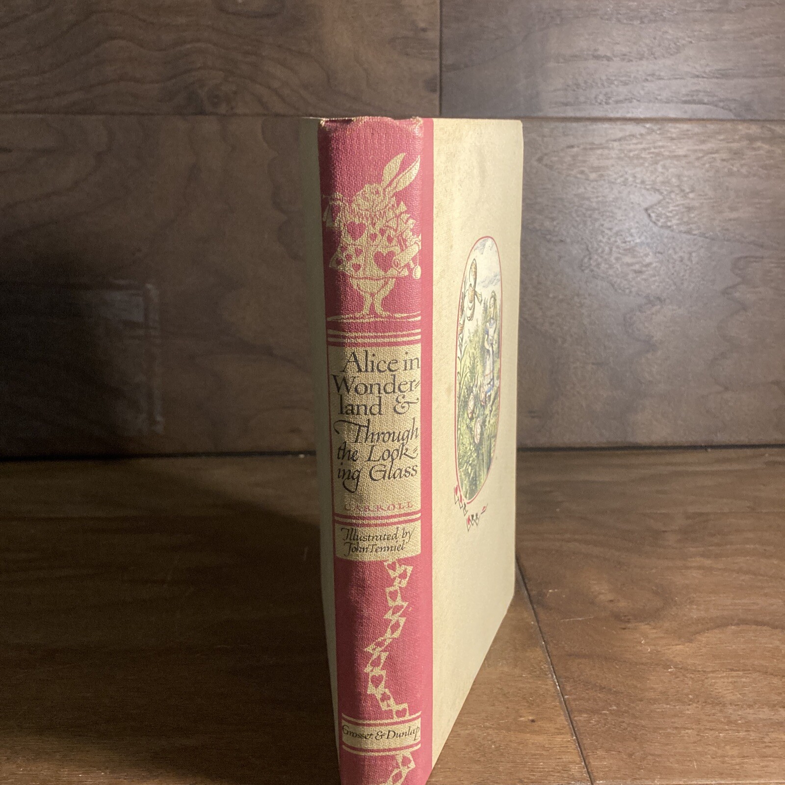 Alice in Wonderland & Through The Looking Glass Illustrated 1946 HC Book Carroll