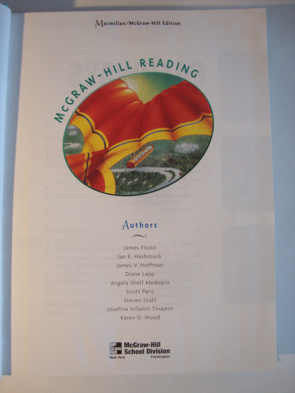 McGraw-Hill Reading People Anthology Level Grade 6 Literature School Textbook