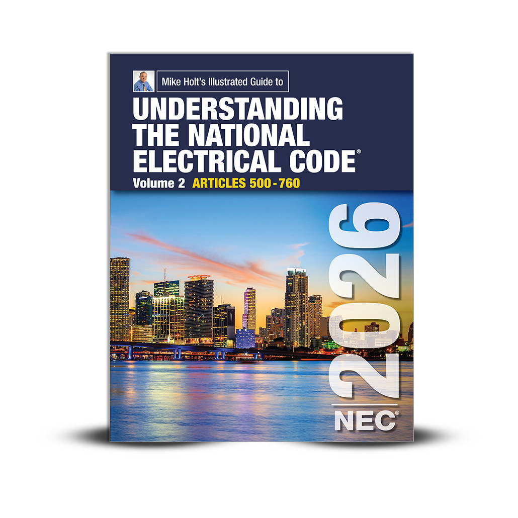 2026 Mike Holt Understanding the NEC, Volume 1 & 2 Set with Answer Keys
