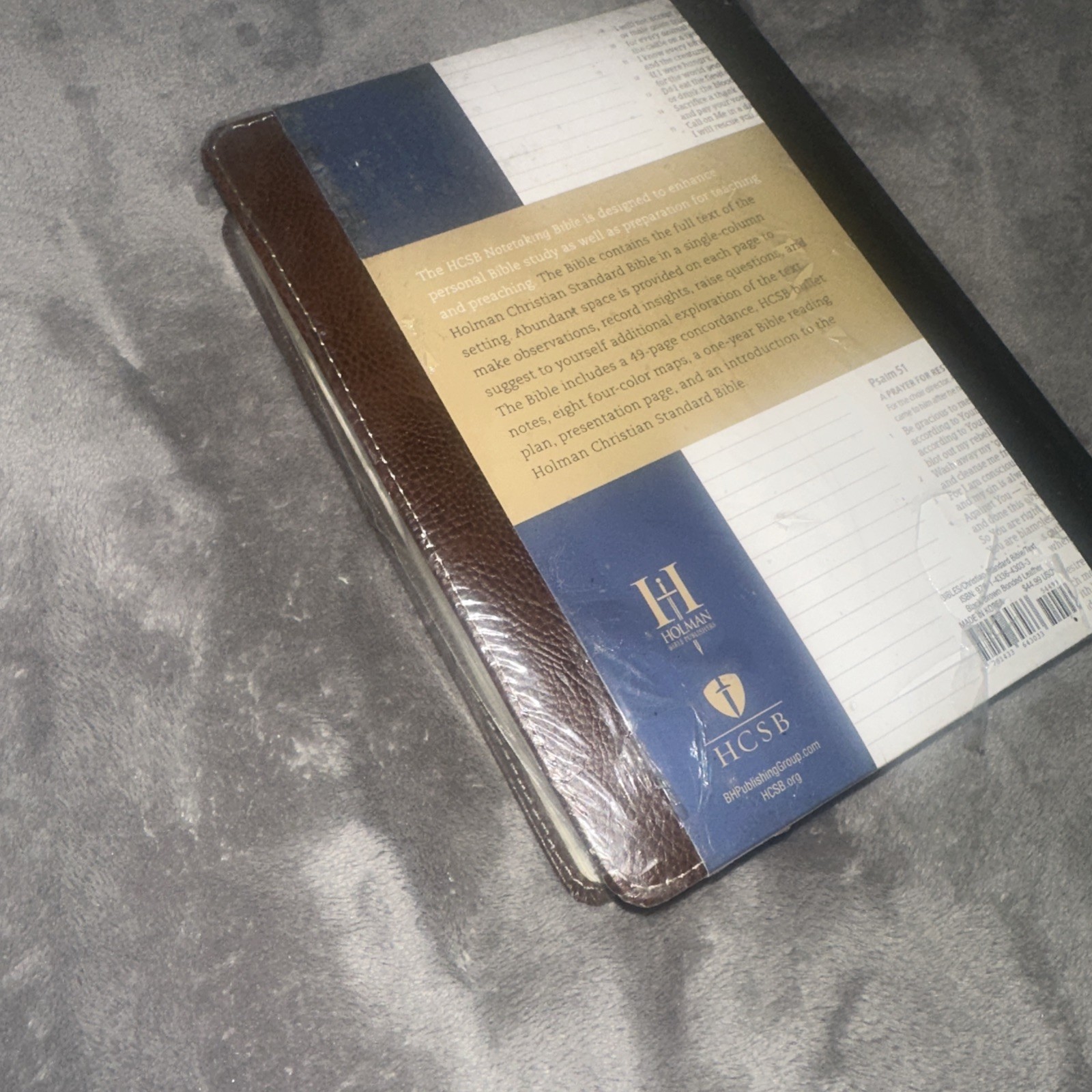 NEW HCSB Notetaking Bible By Holman Bible Publishers Christian Standard *READ*