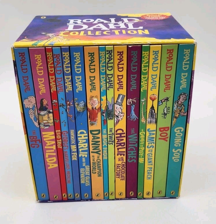 Roald Dahl Collection 15 Fantastic Stories Box Set Paperback Book