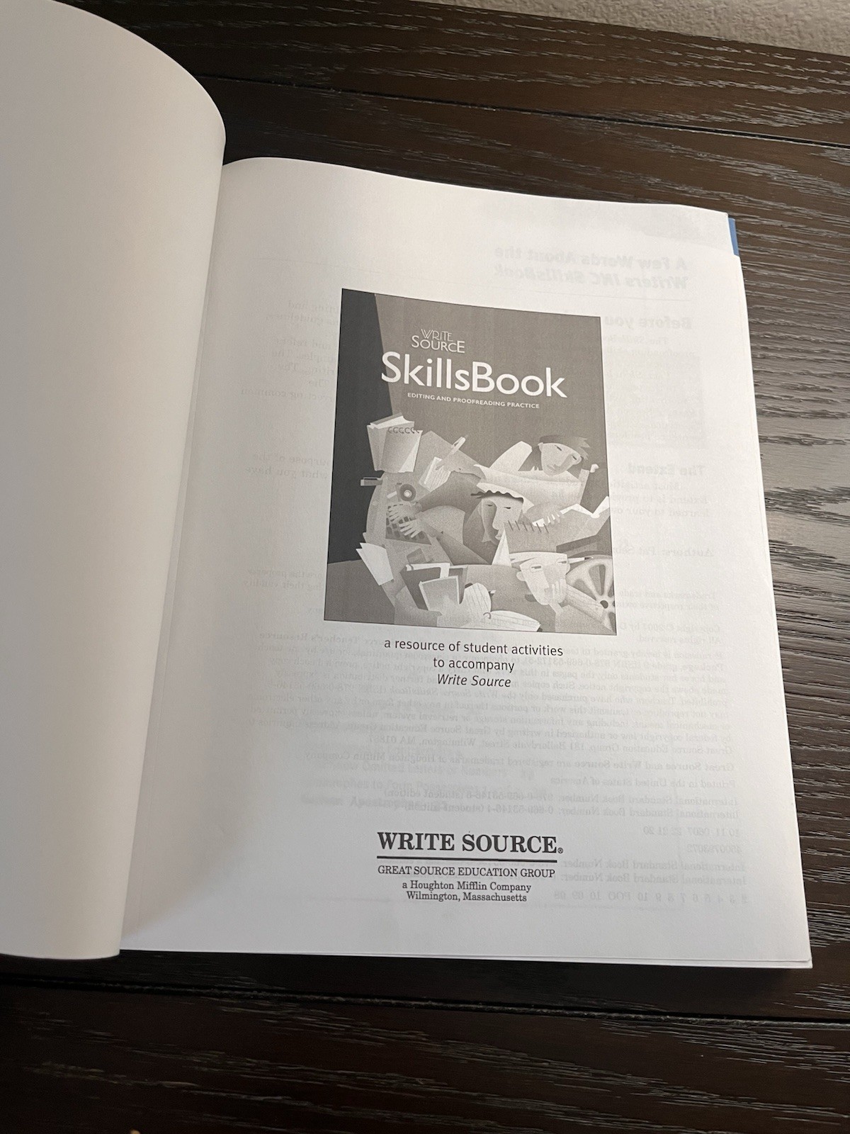 Write Source SkillsBook Editing & Proofreading Practice Student Edition Workbook