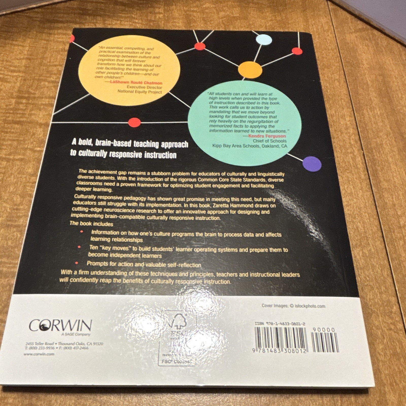 Culturally Responsive Teaching & the Brain by Zaretta Hammond, 2015, PB, Corwin