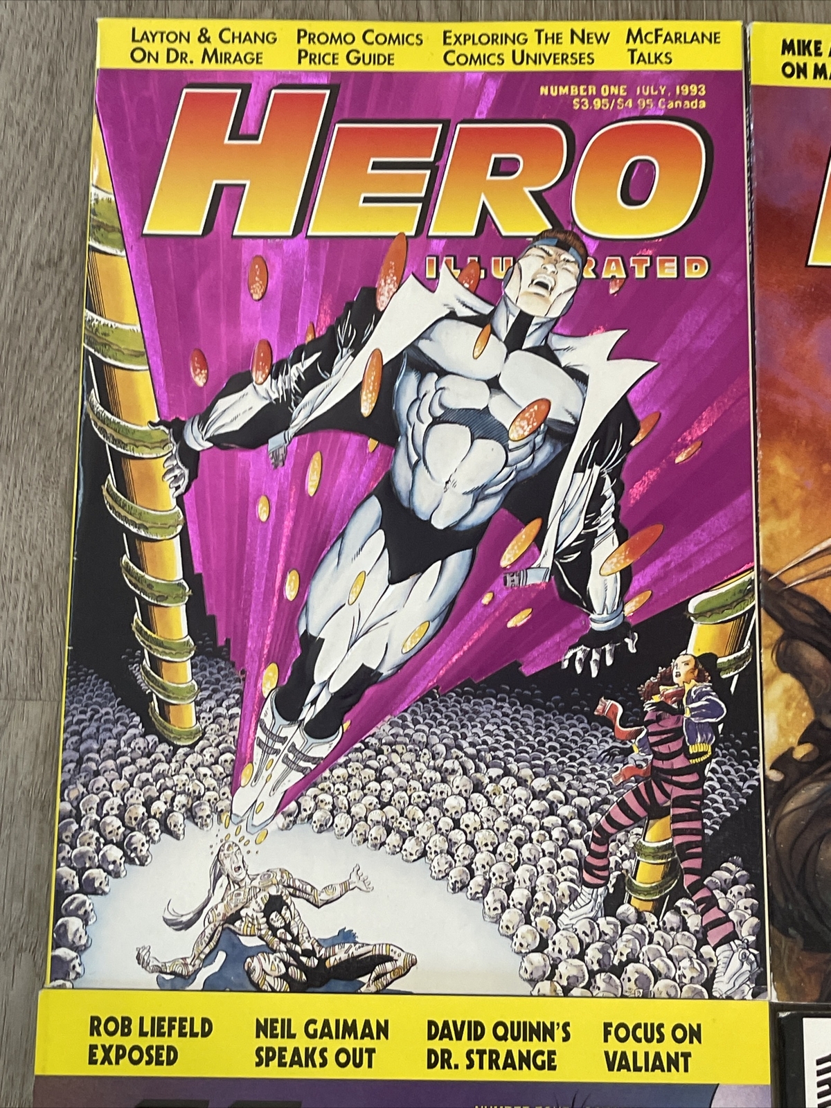 Vintage Lot Hero Illustrated Magazines Number 1 1993 1995 Rare HTF
