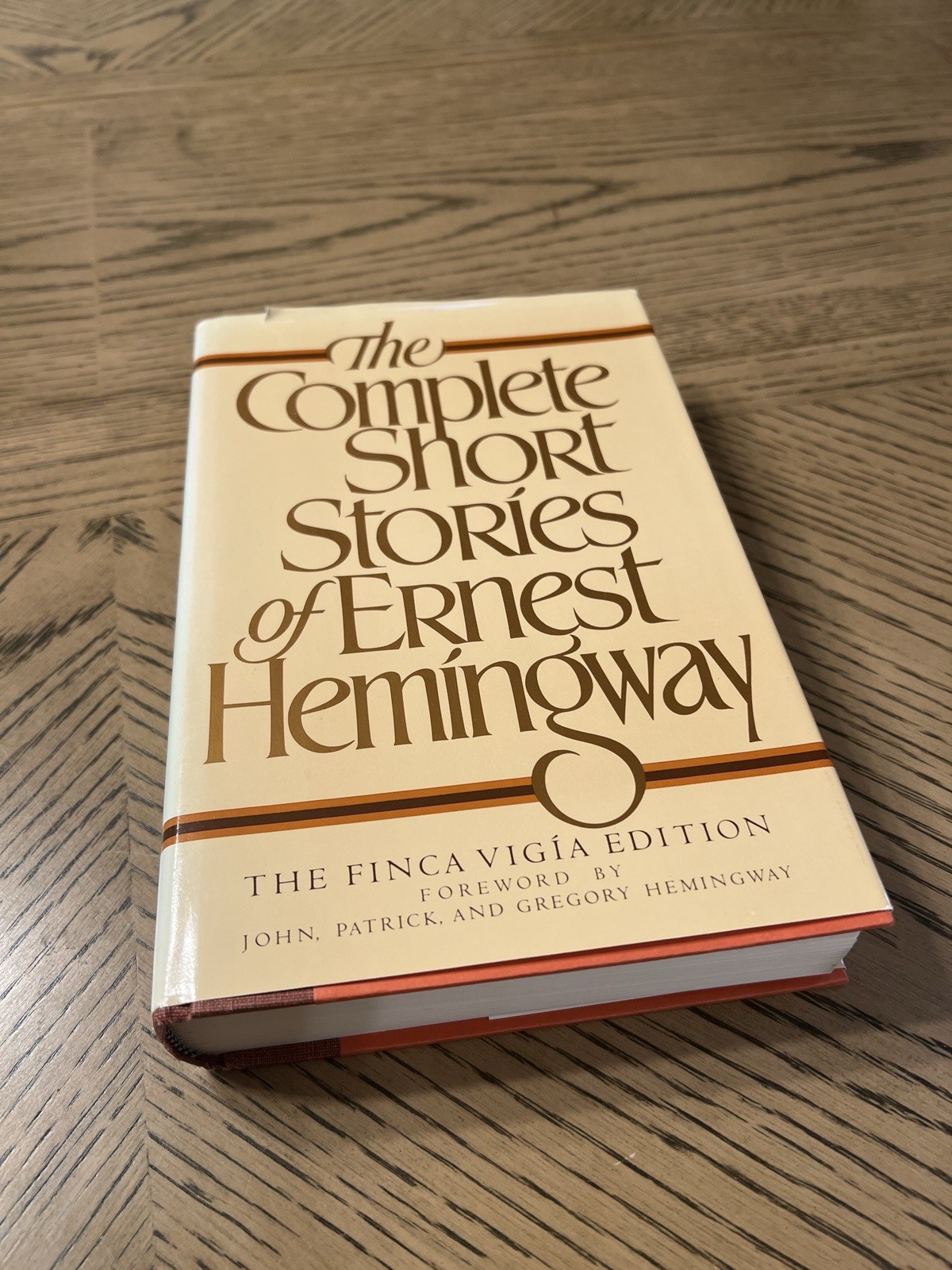 The Complete Short Stories of Ernest Hemingway 1987 Finca Vigia Edition