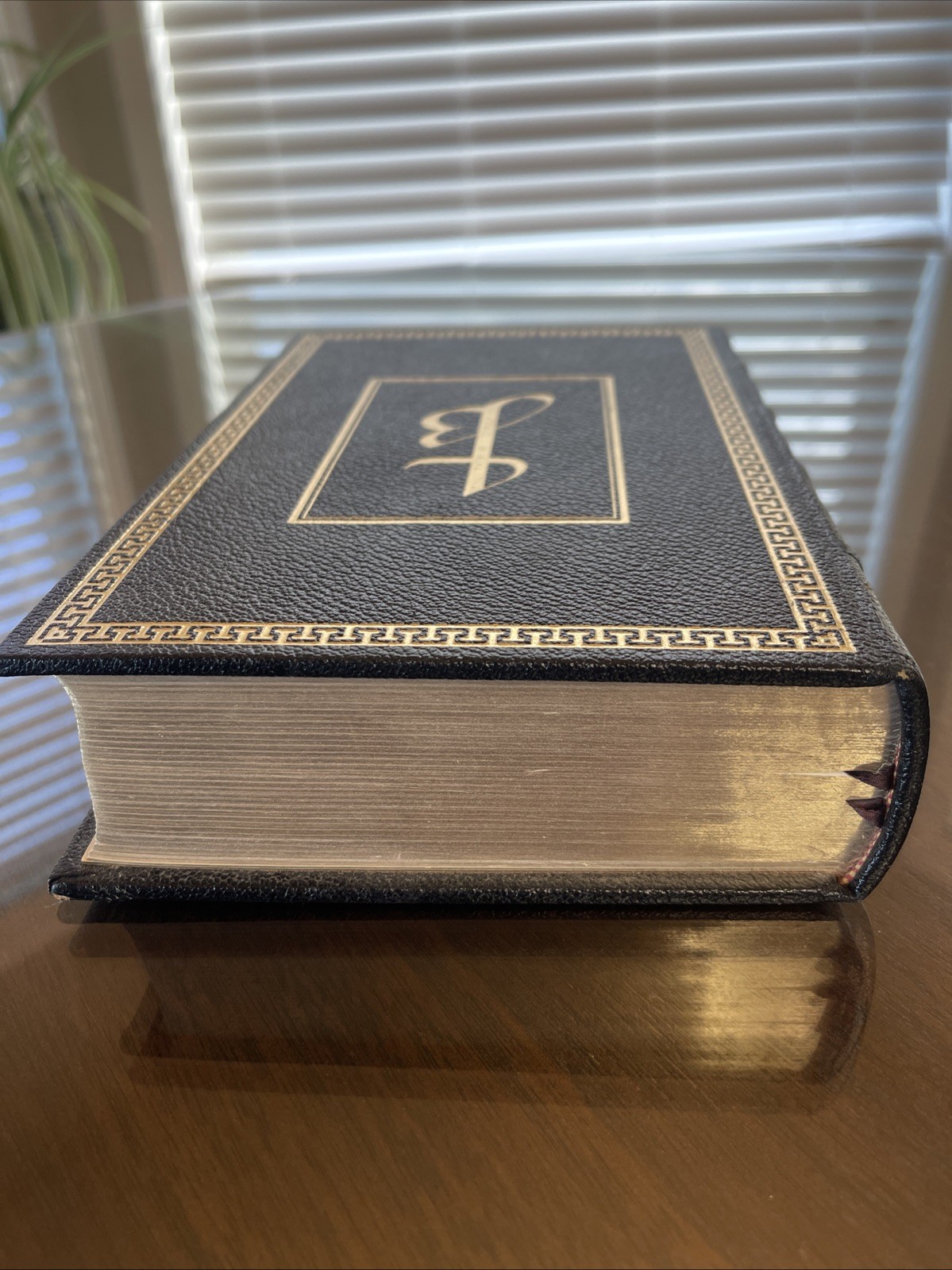 The Jerusalem Bible 1966 French Morocco Leather Doubleday Original 1st Print
