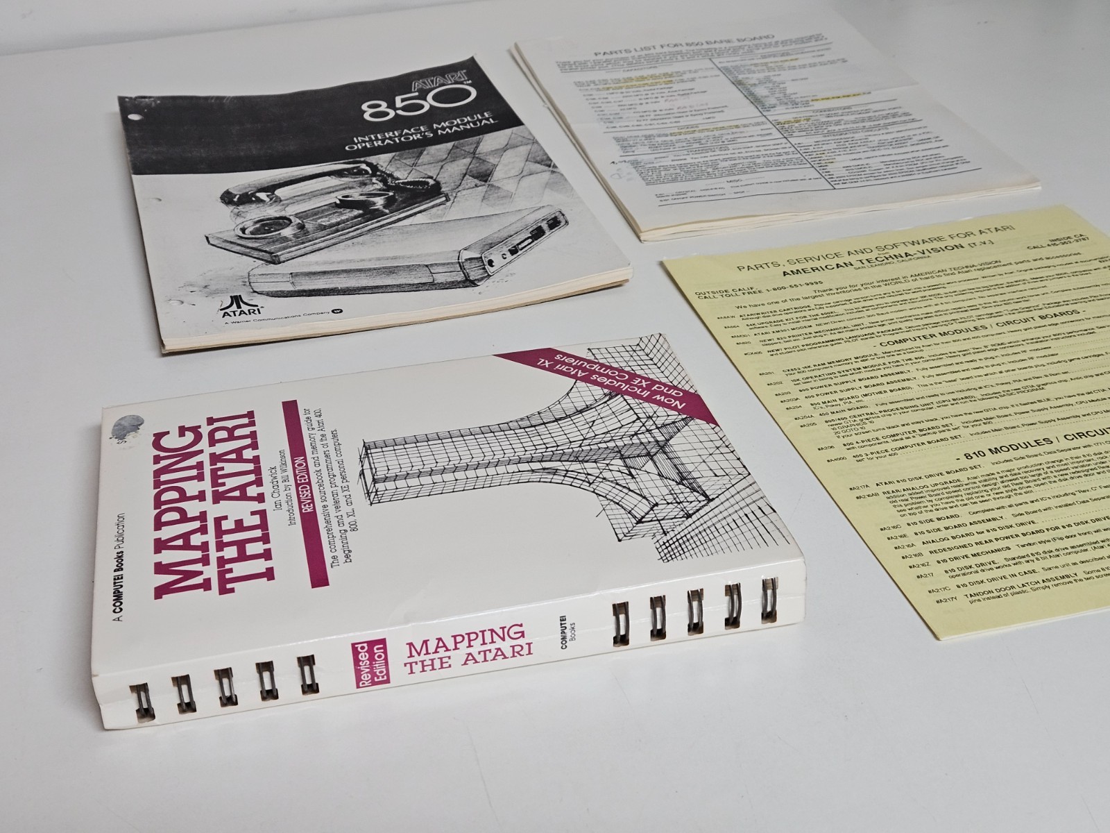 RARE Mapping the ATARI Revised Ed Includes XL and XE Computers Ian Chadwick 1985