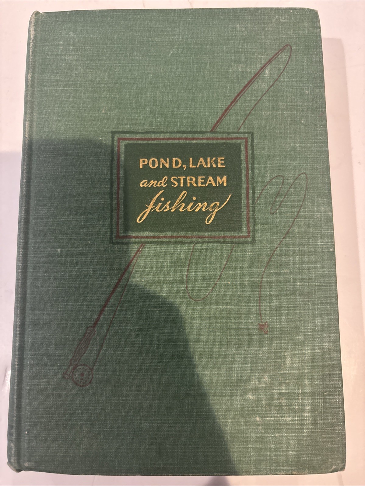 1941 Pond, Lake and Stream Fishing Hardcover Book by Ben C. Robinson
