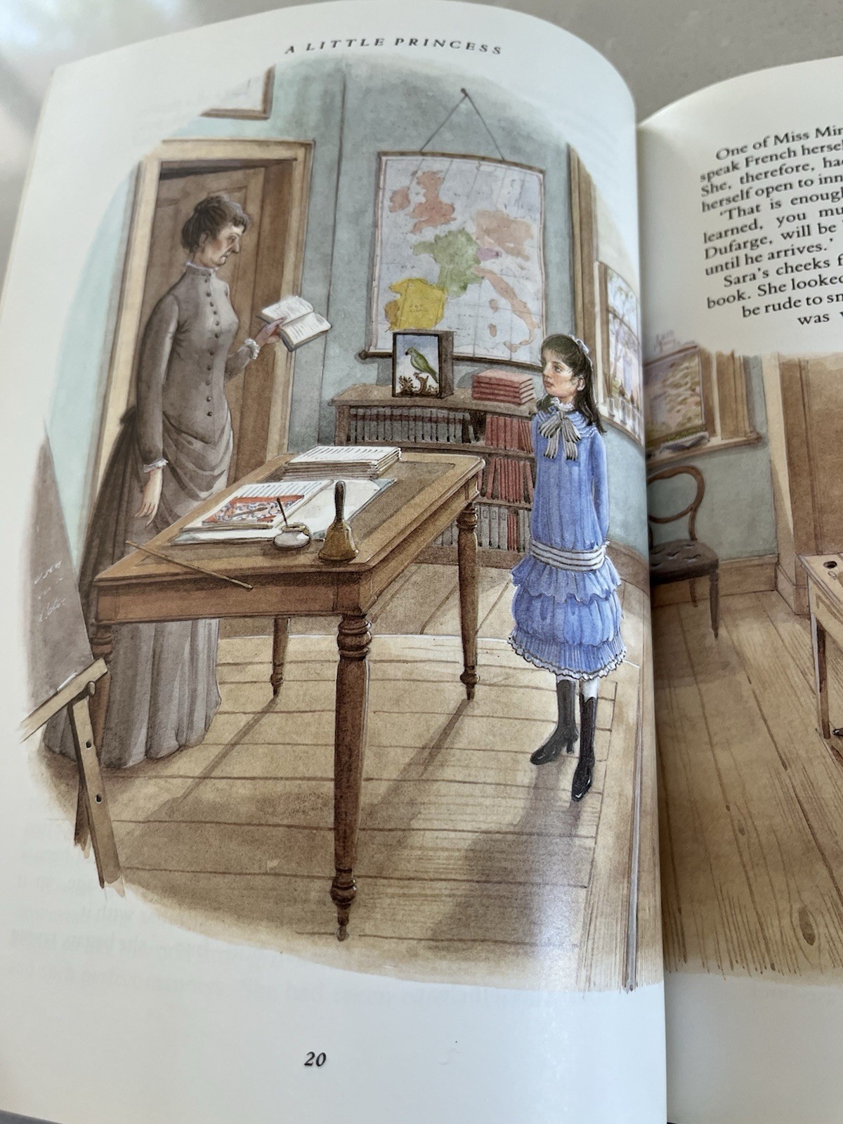 “A Little Princess” Frances Hodgson Burnett Illus: Graham Rust, Hardcover W/DJ