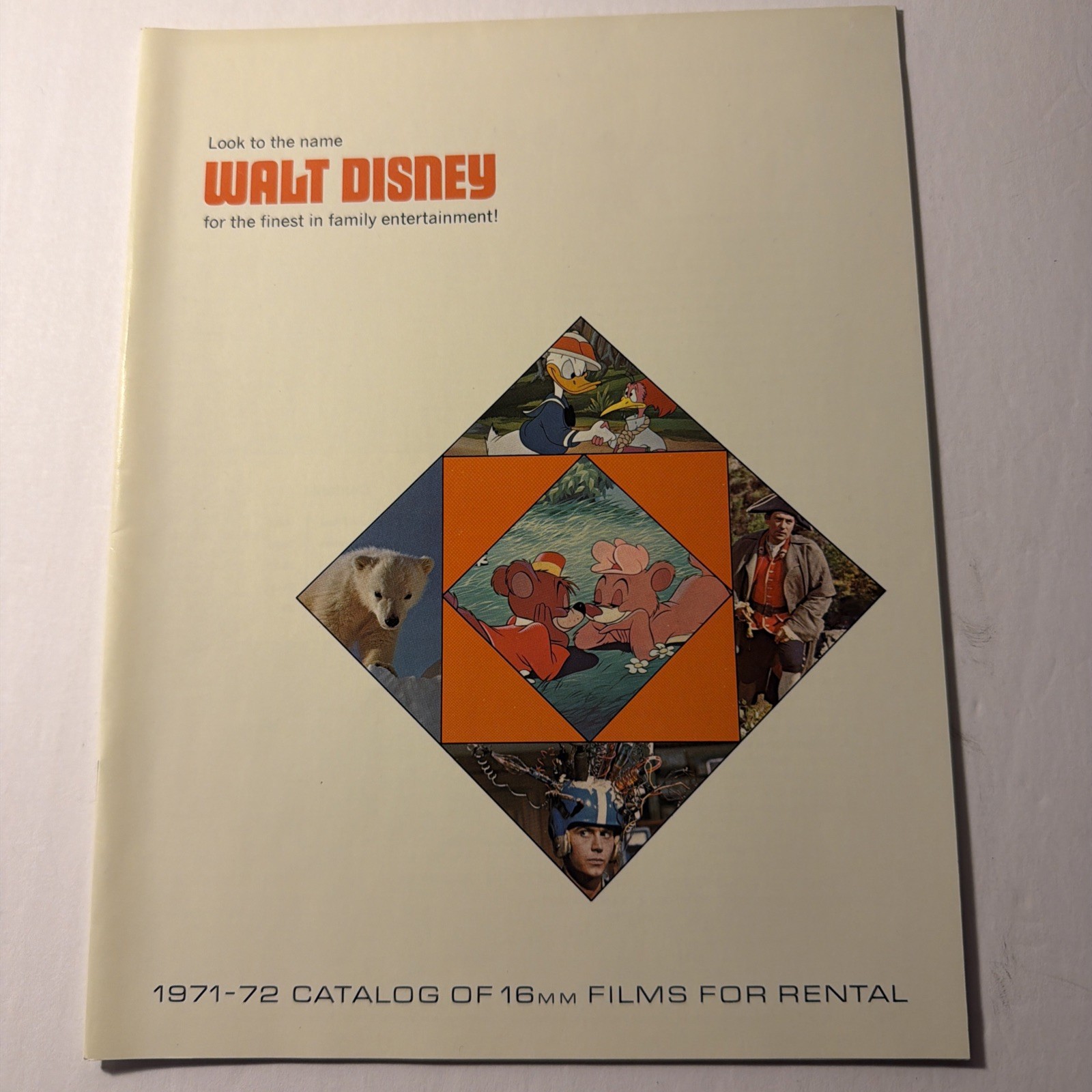 Walt Disney 1971-1972 Original Catalog 16mm Films For Rental Movie Magazine