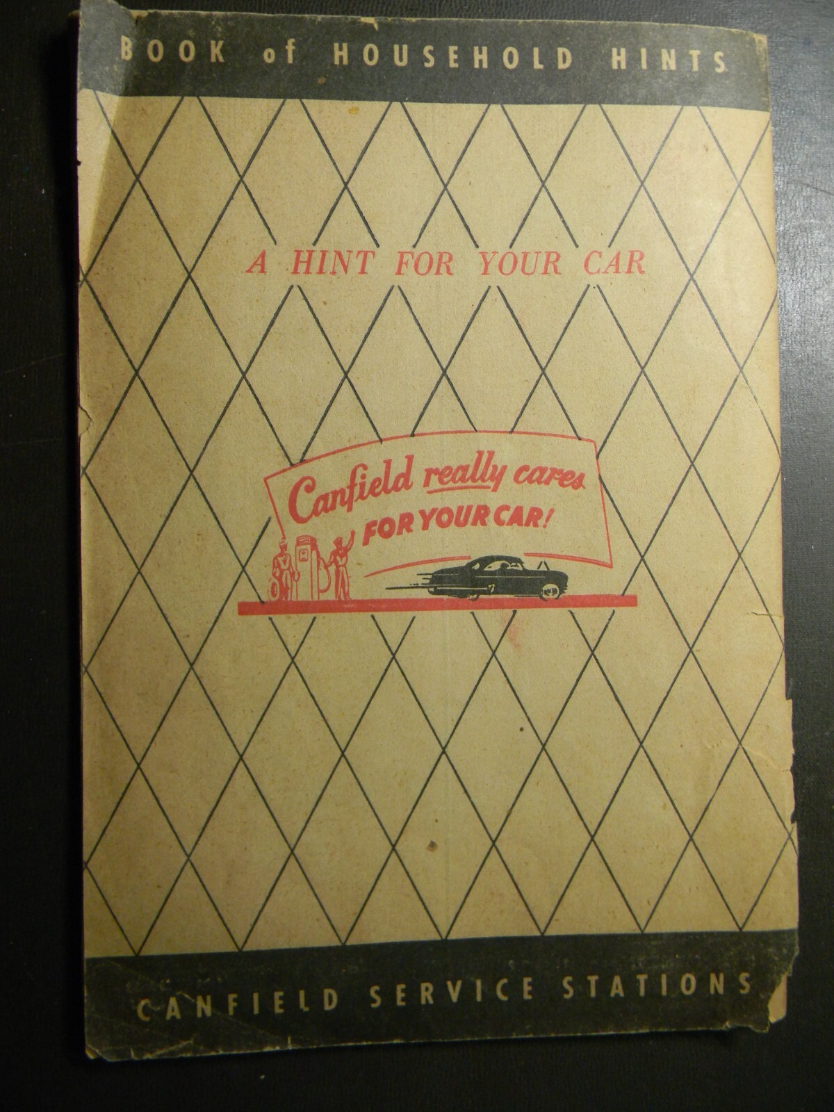 1952 Canfield Oil Co. Book of Household Hints 47 pages Chicago area
