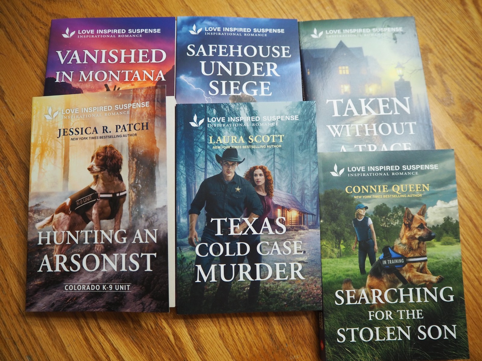love inspired suspense book lot SEPTEMBER 2026