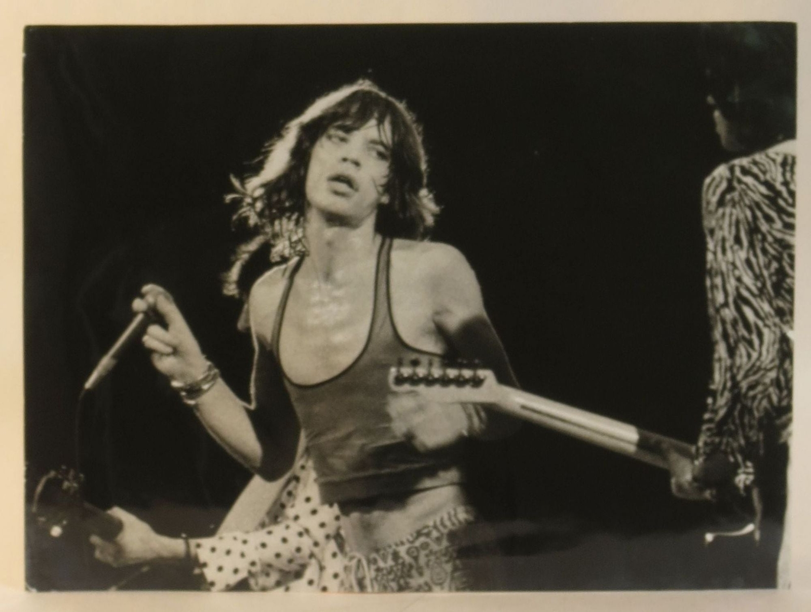 Francois Legrande / Original Photograph 9.5 x 7 inches of Mick Jagger #267378