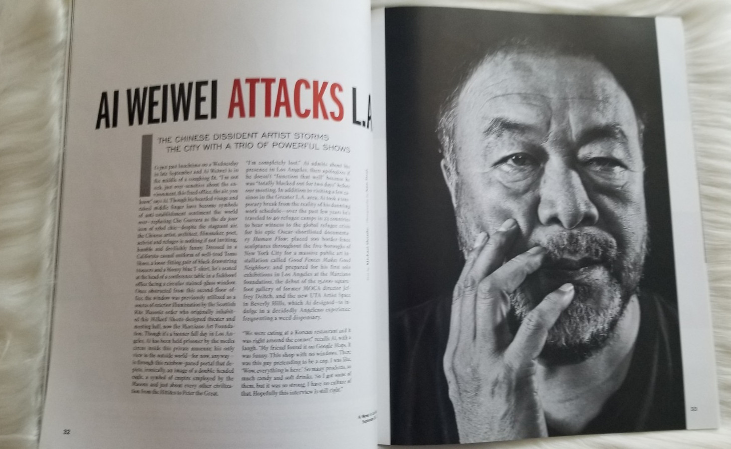 DESIGN LA MAGAZINE WINTER 2018 LOS ANGELES TIMES AI WEIWEI LAURA & KATE MULLEAVY