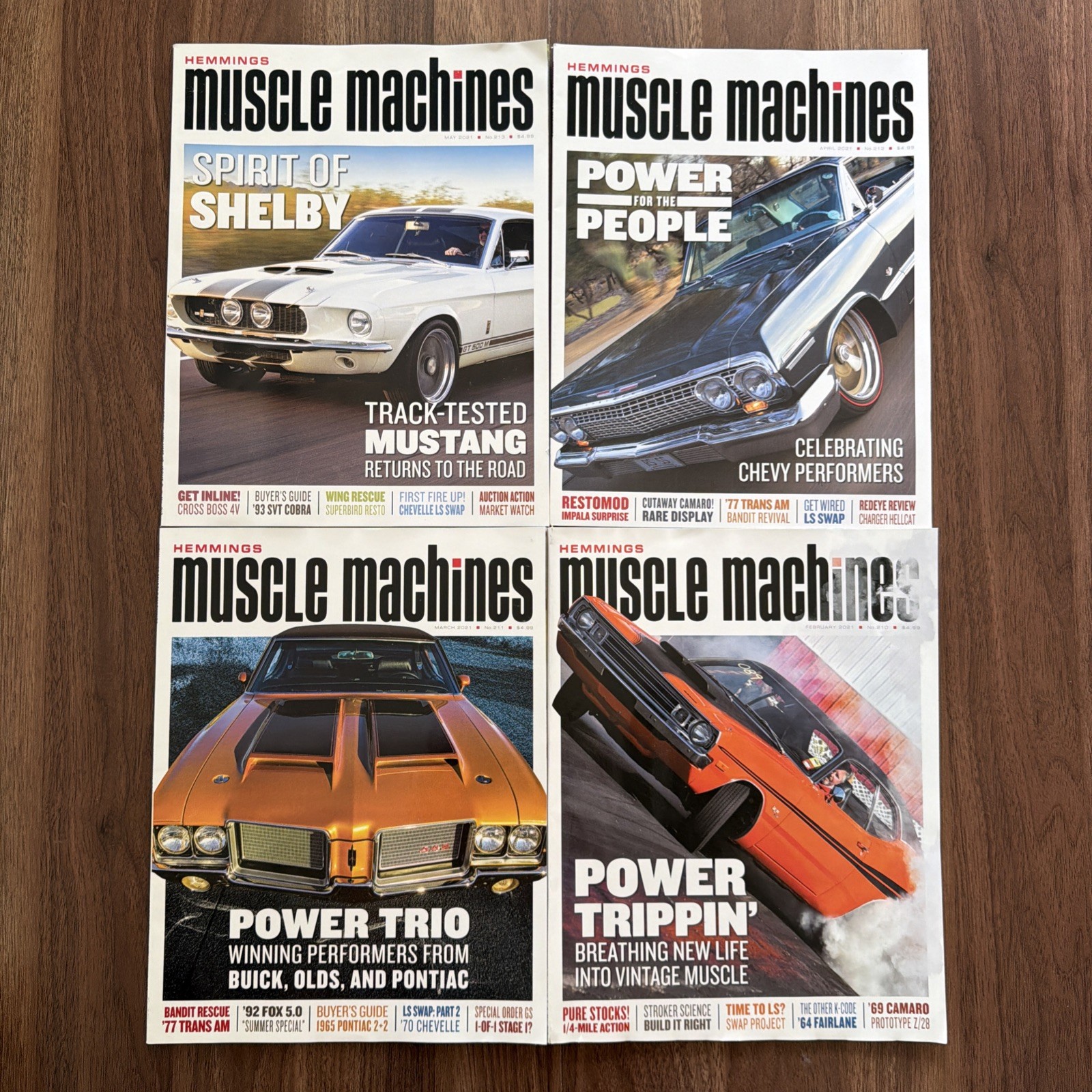 Hemmings Muscle Machines Magazine Lot Of 20 From 2020- 2021 Bundle Hot Rod Cars