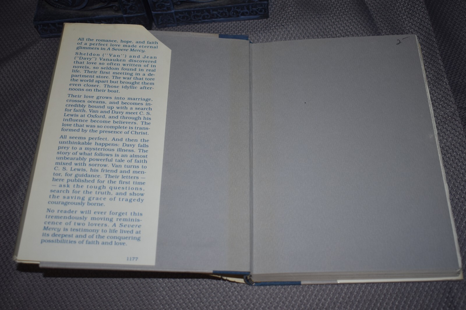 A Severe Mercy Ed. Sheldon Vanauken by C.S. Lewis (1st Edition/First Printing)