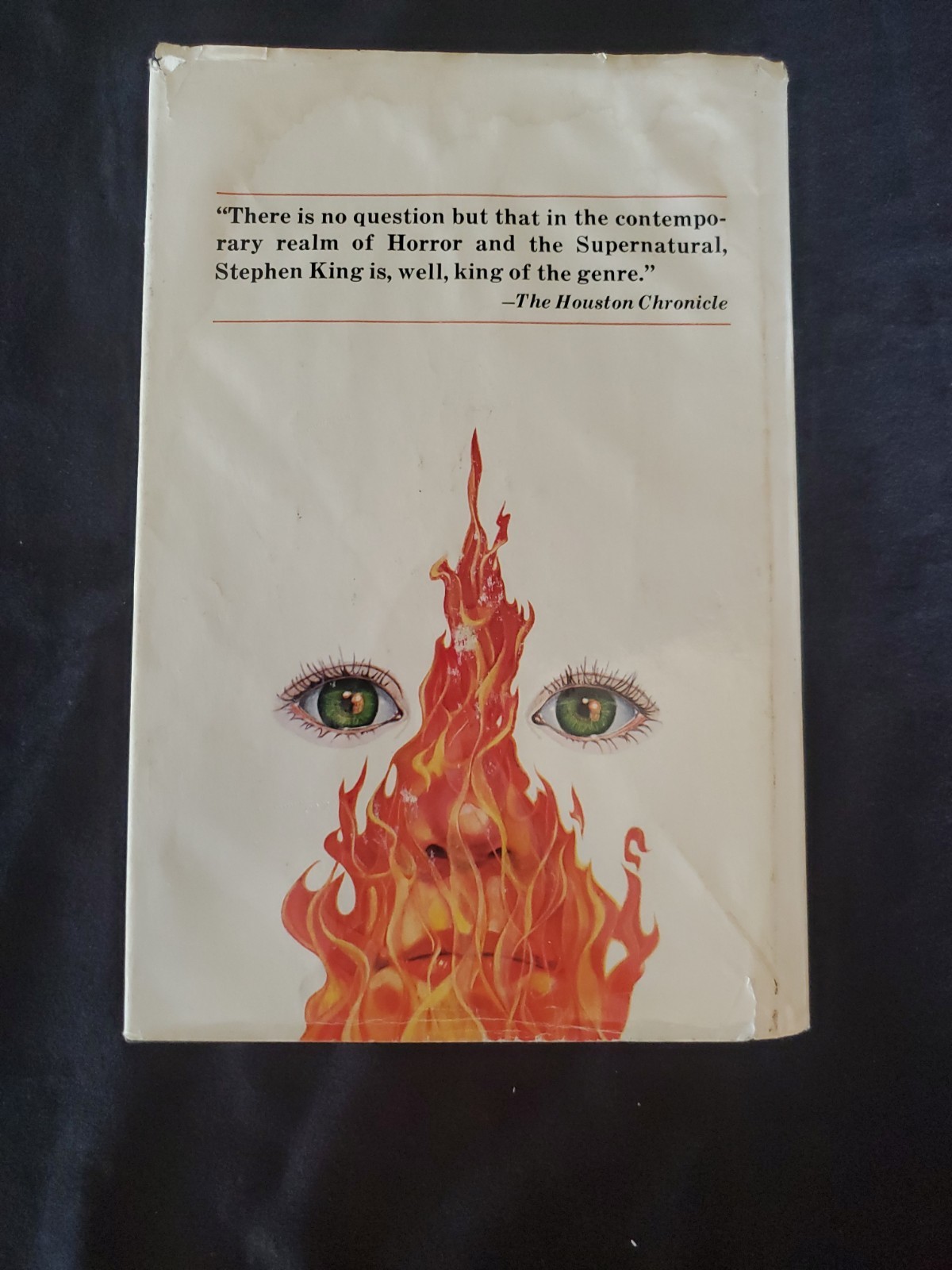 Stephen King FIRESTARTER 1980 Full Size BCE Hardcover Book Club Edition