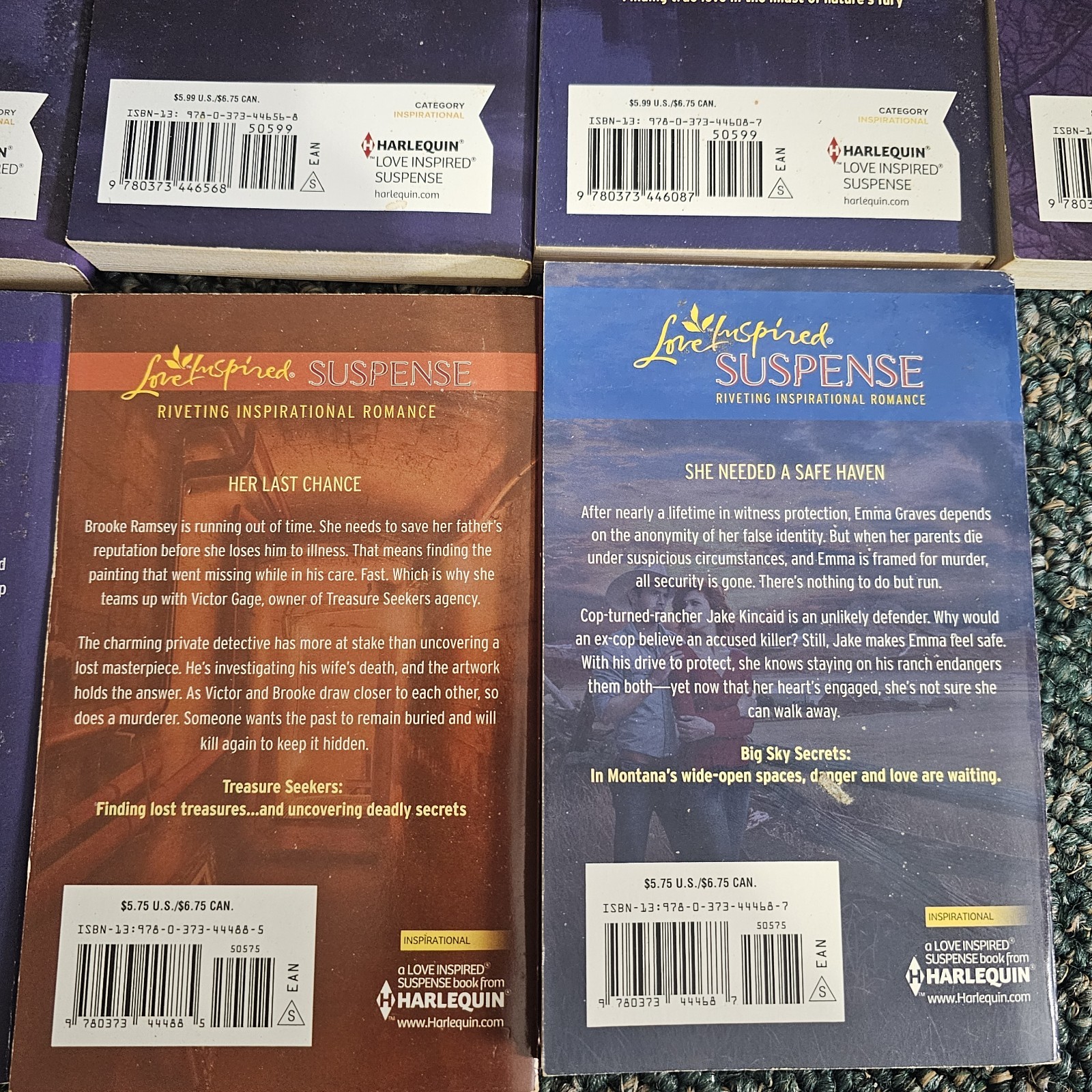 Love Inspired Suspense 15 Book Lot