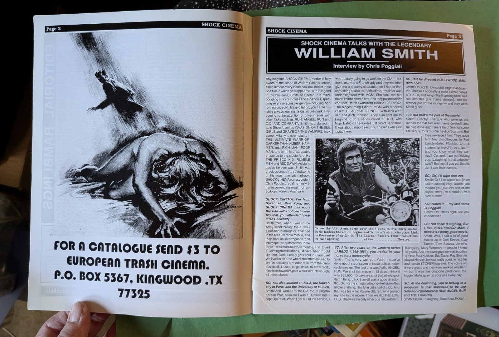 Shock Cinema Number 12 William Smith Cult Movie FREESHIP
