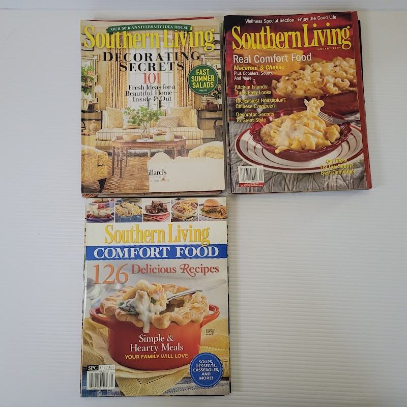 HUGE Southern Living Magazines Lot x15 Bundle 2000s 2010s Special Xmas Cooking