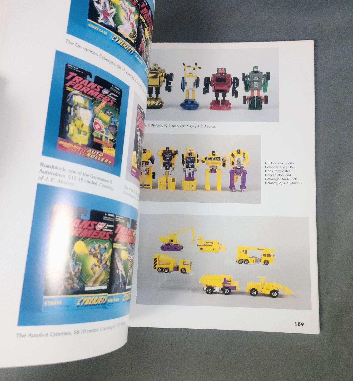 Vintage Transformers 1980s-1990s Unofficial Guide Reference Book J.E. Alvarez