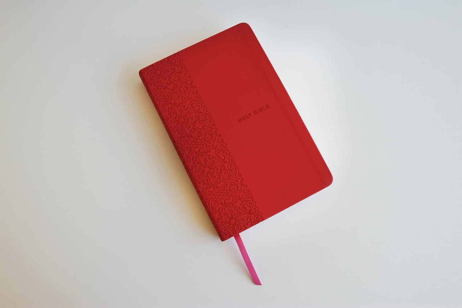 KJV Holy Bible – Large Print Medium Size, Red Letter, Faux Leather, 1408 Pages